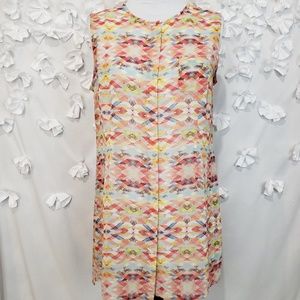 CAbi Avery Aztec Sheer Tunic Style 760 Size Medium